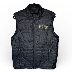Harry Potter And The Cursed Child Crew Puffer Vest Jacket Size Large Broadway NY